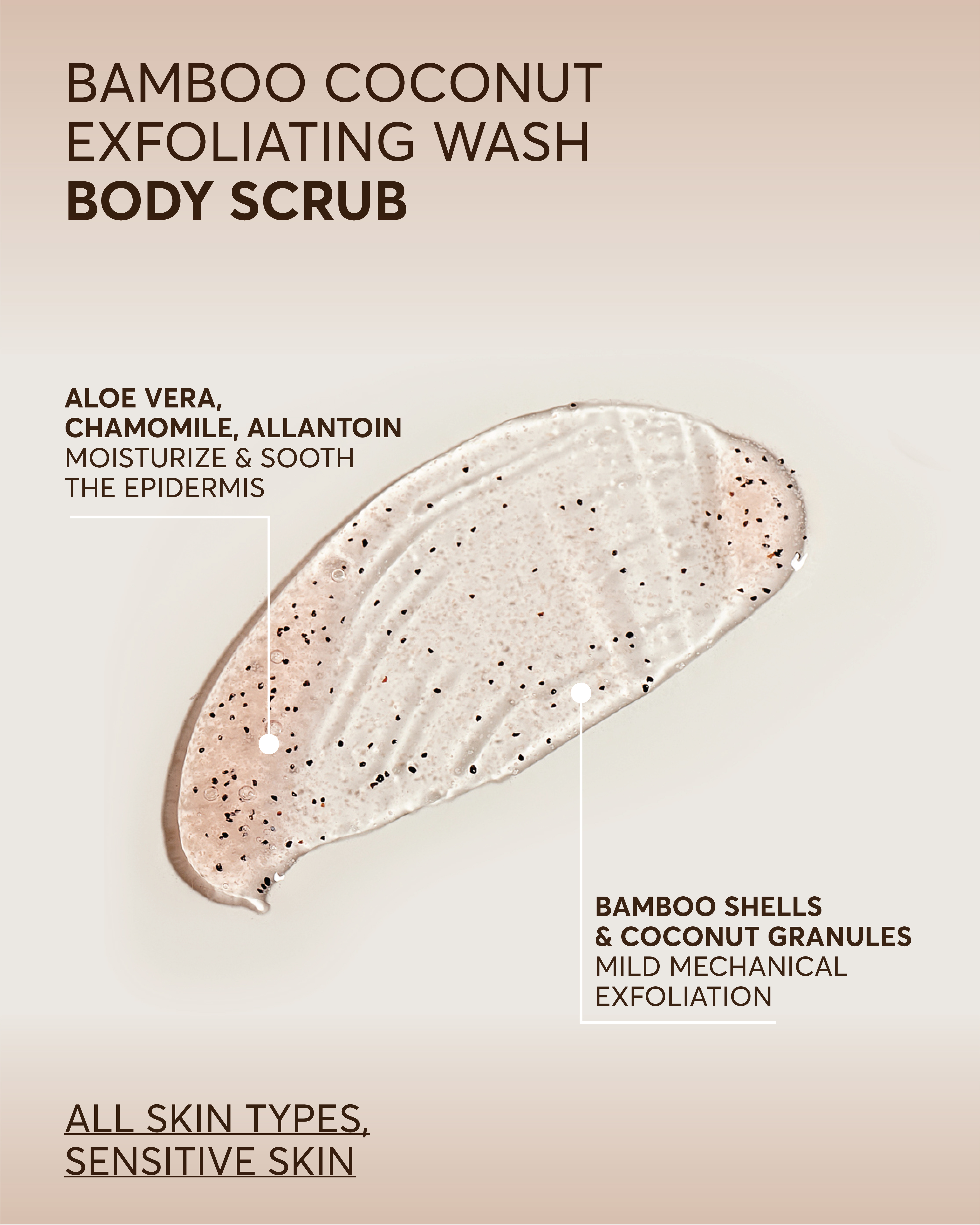 Bamboo Coconut Exfoliating Wash