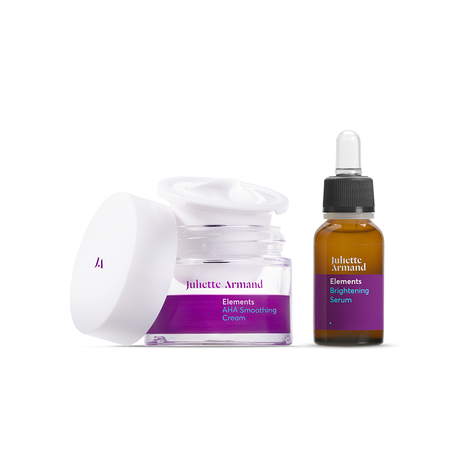 AHA-Smoothing-Cream-50ml-&-Brightening-Serum-20ml-